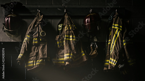 Firefighter helmet and protection gears
