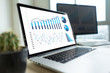 © onephoto - business man work chart schedule or planning financial report data
