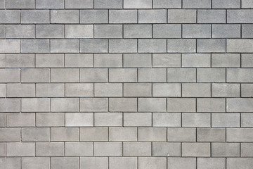 wall of cement blocks. background and texture