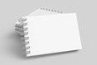 Blank white notepads