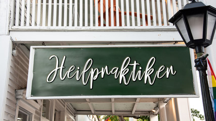 Wall Mural - Schild 338 - Heilpraktiker