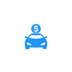 Wall Mural - car loan, payments icon