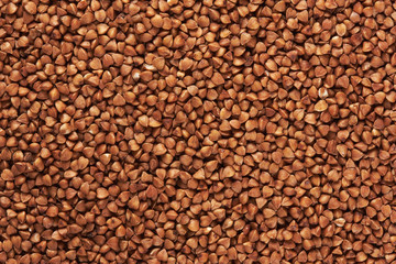 uncooked buckwheat background