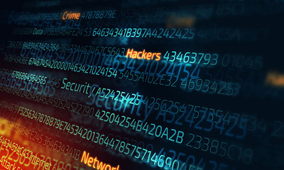 computer hacking concept