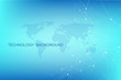 © TechSolution - Global network connections with world map. Internet connection background. Abstract connection structure. Polygonal space background. Vector illustration.