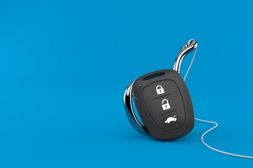 Sticker - Car remote key with fishing hook