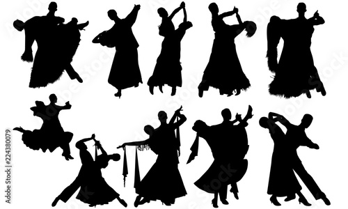 Waltz Ballroom Dance Svg Dance Cricut Files Black Dancer