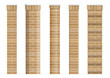 Set of textures of brick classical columns
