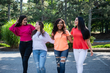 Wall Mural - Group Of Teenage Friends