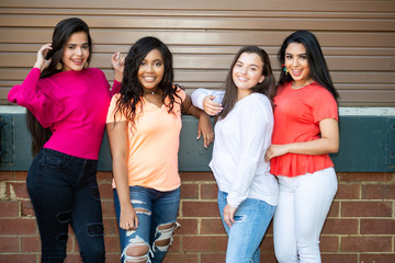 Wall Mural - Group Of Teenage Friends