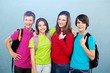 © BillionPhotos.com - Friendly school children with backpacks concept