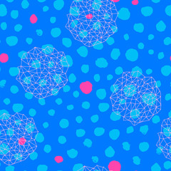 Aufkleber - Boho seamless pattern