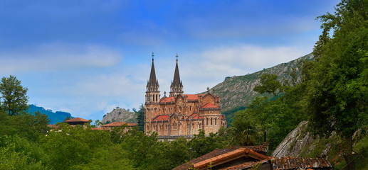 Sticker - Covadonga Catholic sanctuary Basilica Asturias