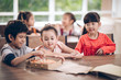 © iStocker - Group of Children enjoying with Pizza or Celebration Party birthday or New Year Christmas