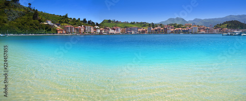 Ribadesella Santa Marina beach in Asturias of Spain Fototapete