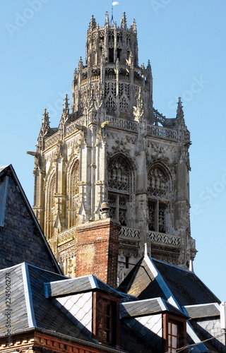 Ville De Verneuil Sur Avre Clocher De L Eglise De La Madeleine Departement De L Eure Normandie France Buy This Stock Photo And Explore Similar Images At Adobe Stock Adobe Stock