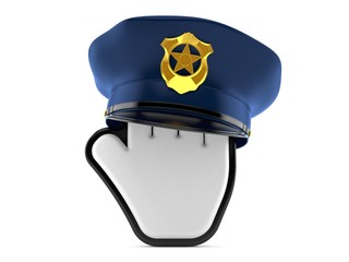 Poster - Cursor with police hat