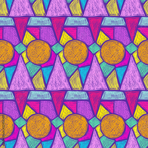 Ethnic Doodles Pattern Tribal Print Simple Sketch