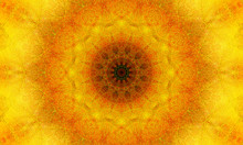 Golden Mandala Art With Very Small And Detailed Shapes/patterns.