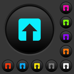 Poster - Upload dark push buttons with color icons