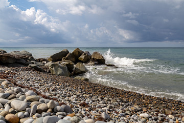 sea and rocks