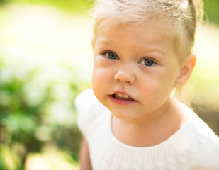 portrait of a little girl