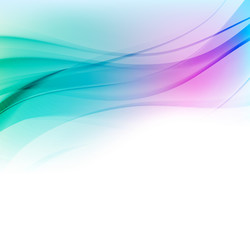Wall Mural - abstract vector background with blue and pink smooth color wave.