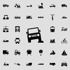 off-road car icon. transport icons universal set for web and mobile