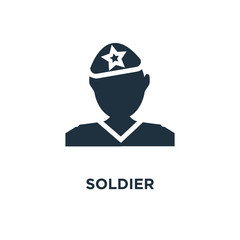 Wall Mural - soldier icon