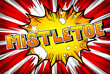 Mistletoe - Vector illustrated comic book style phrase.