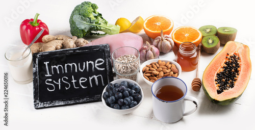 Cuadros en Lienzo Health food to boost immune system