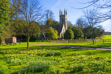 Springtime St Nicholas Church ,Chawton