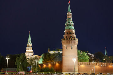 Image of Moscow at the autumn night