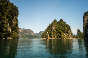 lake in deep forest