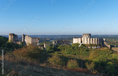 Zdjęcie XXL Zamek Chateau Guaillard w Normandii