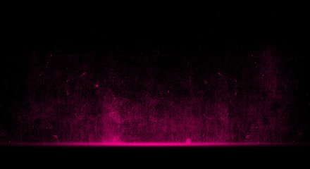 Wall Mural - empty wall background, neon light