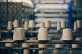 Dyeing fabrics yarn in dyeing farm production