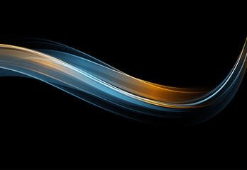 Vector Abstract shiny color wave design element