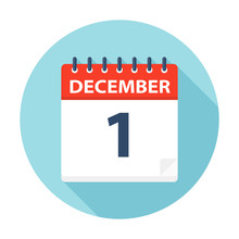 December 1 - Calendar Icon