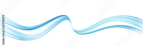 Fotomural Abstract colorful vector background, color wave for design brochure, website, flyer