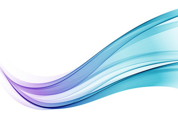 Poster - Abstract colorful vector background, color wave for design brochure, website, flyer.