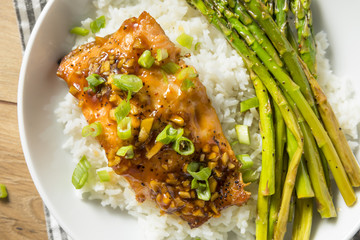 Poster - Homemade Baked Teriyaki Salmon