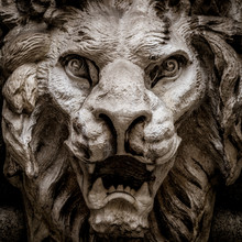 Lion-Shaped Demon Head