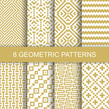 Fototapeta Na ścianę - Set of vector geometric patterns. Collection of seamless patterns for your design. Vector illustration.