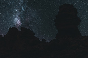 Milkyway and astrophotography at night, Tenerife Spain