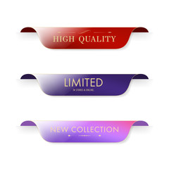 Wall Mural - new collection label galaxy pony color and luxury style. vintage banner and badges design.