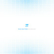 © phochi - Abstract blue halftone design concept background.