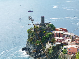 Vernazza, one of the villages of Cinque Terre in italy