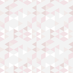 Leinwandbilder - Triangles seamless pattern . Vector geometric background.