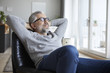 © Westend61 - Portrait of mature man relaxing at home